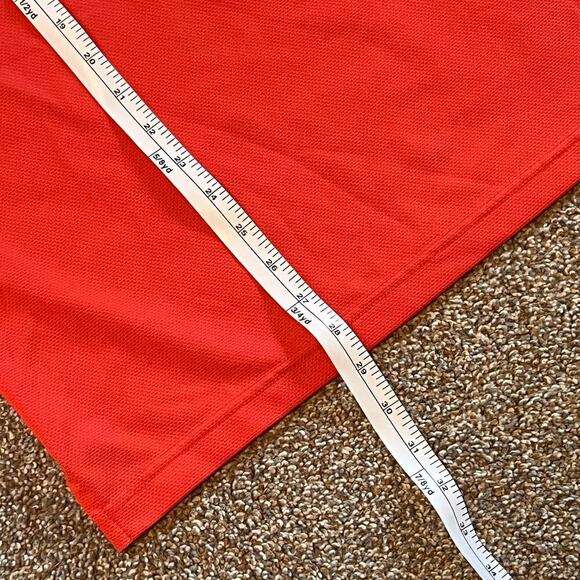 Bolle Golf Orange Men's Polo. Size Large - Picture 4 of 6